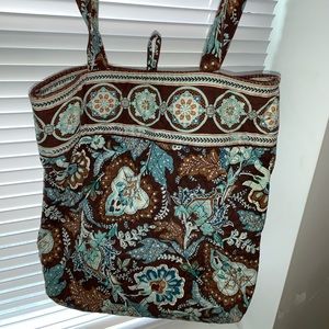 Vintage Vera Bradley tote in Java Blue
